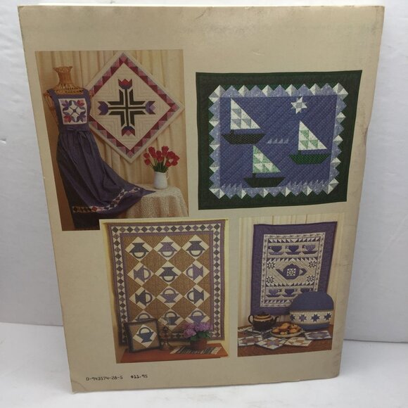 Vintage 1984 Projects For Blocks And Borders Quilt Pattern Book Marsha McCloskey - Picture 11 of 12